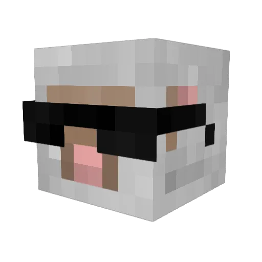 creamypicklepie Minecraft avatar head, 3D render