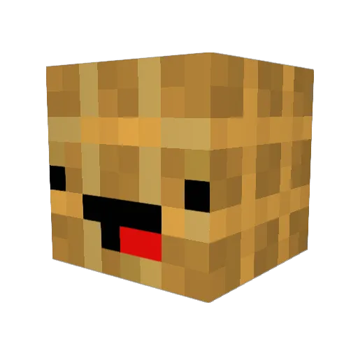 creaper2012 Minecraft avatar head, 3D render