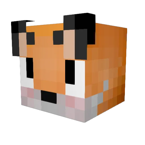 creaper96 Minecraft avatar head, 3D render