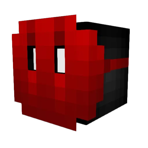 createleo Minecraft avatar head, 3D render