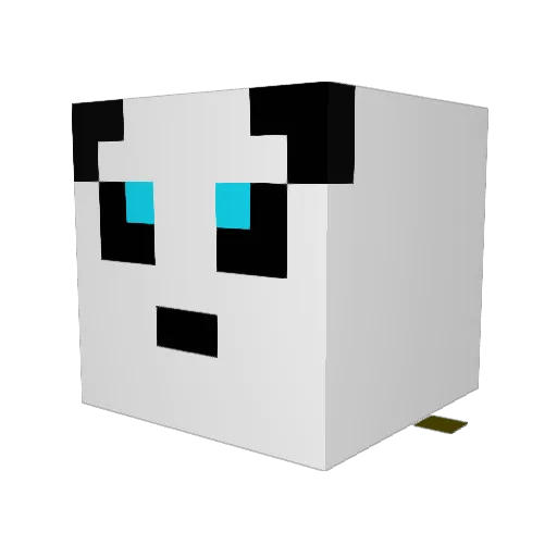 creater101 Minecraft avatar head, 3D render