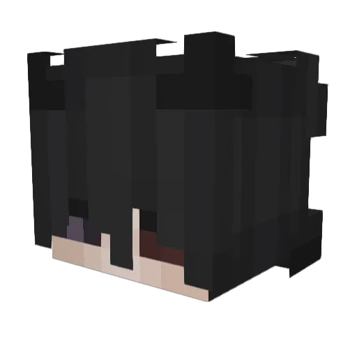 creatino Minecraft avatar head, 3D render