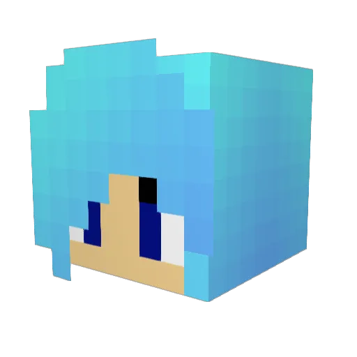 creative2768 Minecraft avatar head, 3D render