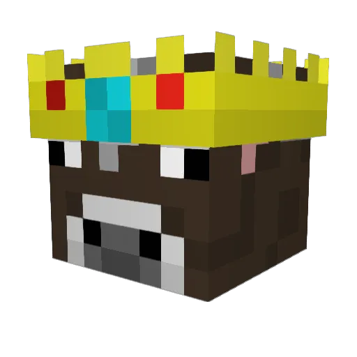 creativeCOW1 Minecraft avatar head, 3D render