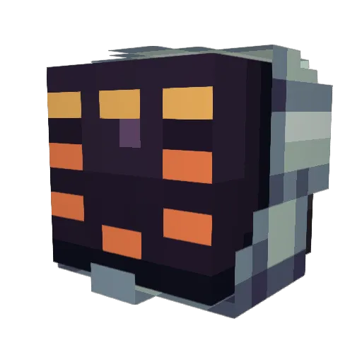 creativeYesus Minecraft avatar head, 3D render
