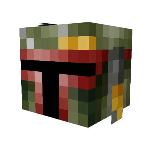 creative_life Minecraft avatar head, 3D render