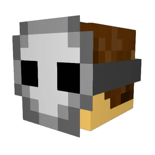 creativerenegade Minecraft avatar head, 3D render