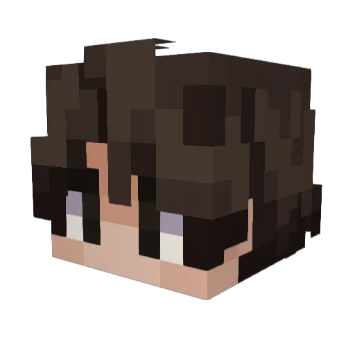 creator_he Minecraft avatar head, 3D render