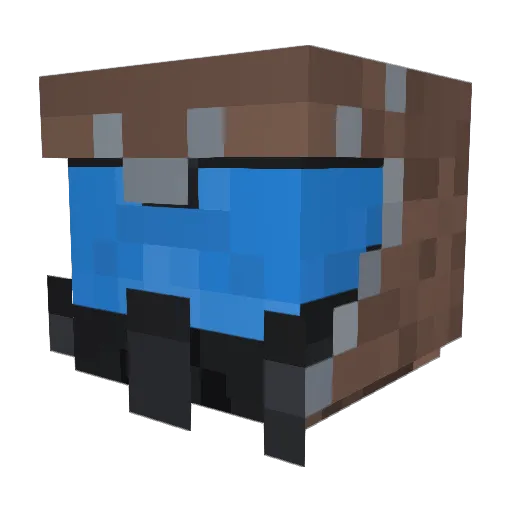 creature00 Minecraft avatar head, 3D render