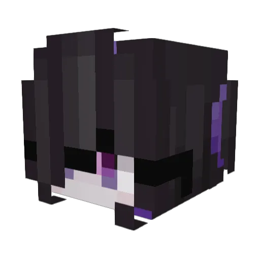 creaturesfeature Minecraft avatar head, 3D render