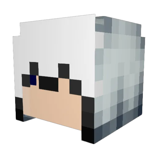 cred42 Minecraft avatar head, 3D render