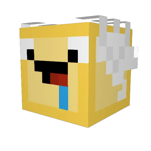 creemcheese_ Minecraft avatar head, 3D render