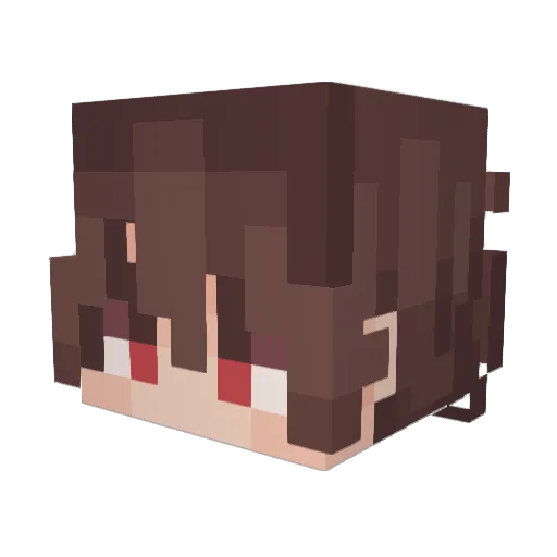 creepao7 Minecraft avatar head, 3D render