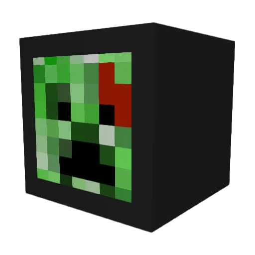 creepattack600 Minecraft avatar head, 3D render
