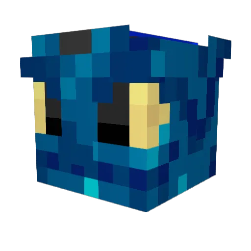 creeper109109200 Minecraft avatar head, 3D render