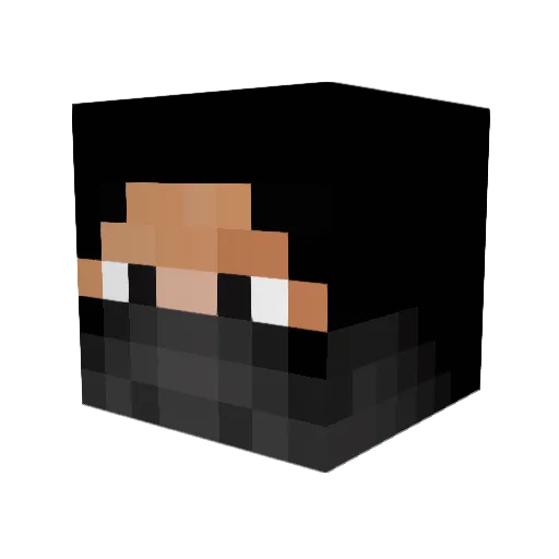 creeper40337 Minecraft avatar head, 3D render