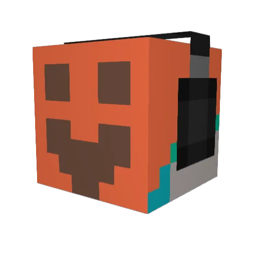creeper45 Minecraft avatar head, 3D render