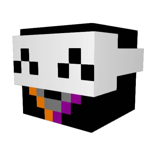 creeper64962 Minecraft avatar head, 3D render