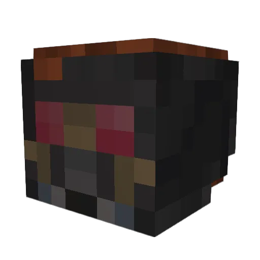 creeper_cller Minecraft avatar head, 3D render