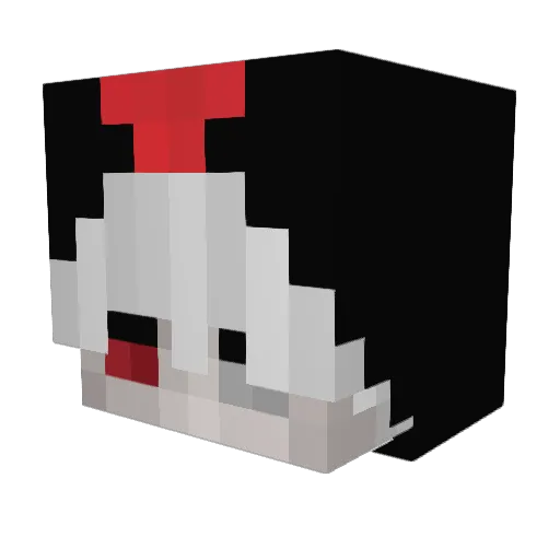creeper_d1ck__ Minecraft avatar head, 3D render