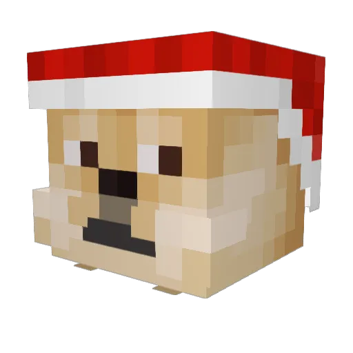creeper_javier Minecraft avatar head, 3D render