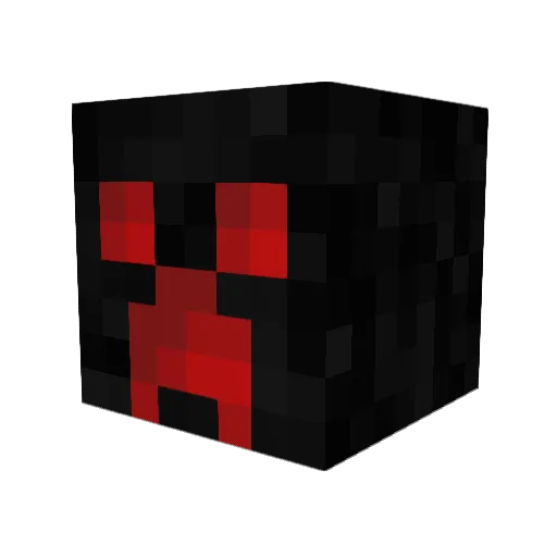 creeper_magnet98 Minecraft avatar head, 3D render