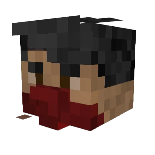 creeperbed62 Minecraft avatar head, 3D render