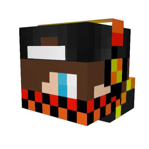 creeperdud0 Minecraft avatar head, 3D render
