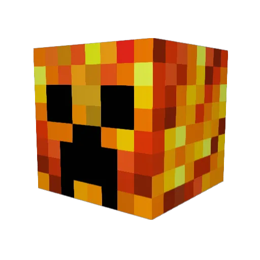 creeperdude1987 Minecraft avatar head, 3D render