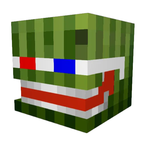 creeperdust27 Minecraft avatar head, 3D render