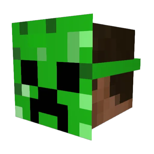creepereddie13 Minecraft avatar head, 3D render