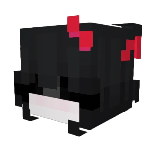 creeperfox1 Minecraft avatar head, 3D render