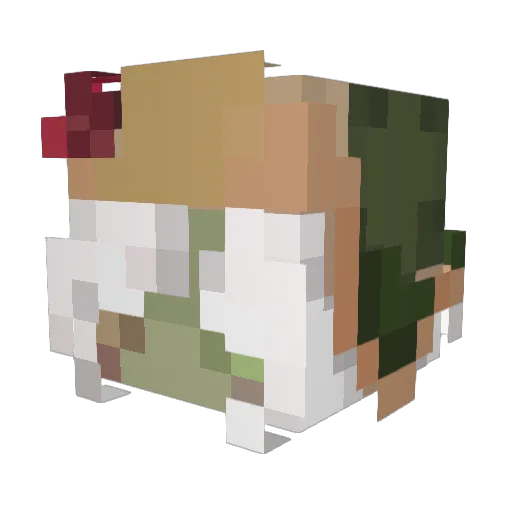 creeperjr007 Minecraft avatar head, 3D render