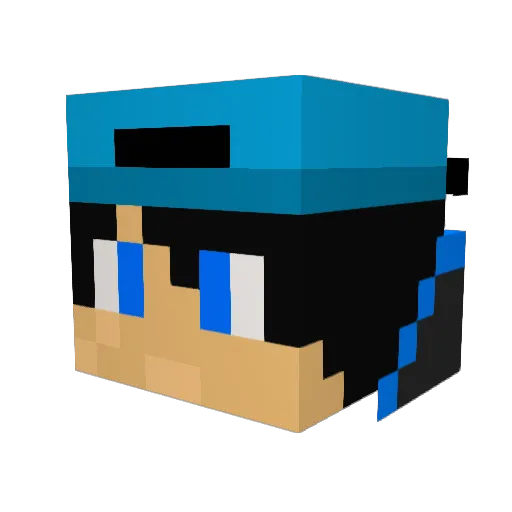creeperkid469 Minecraft avatar head, 3D render
