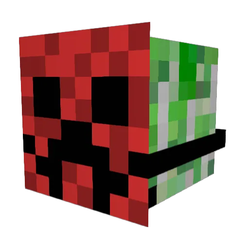creeperkill1260 Minecraft avatar head, 3D render