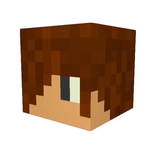 creeperkiller103 Minecraft avatar head, 3D render