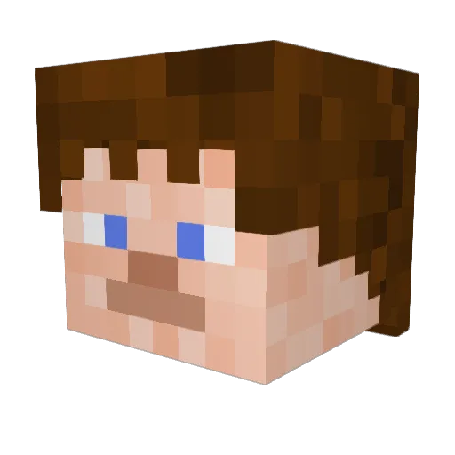 creeperkiller804 Minecraft avatar head, 3D render