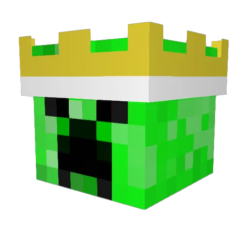 creeperking1003 Minecraft avatar head, 3D render