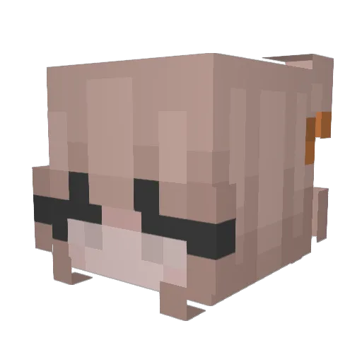 creeperkye Minecraft avatar head, 3D render