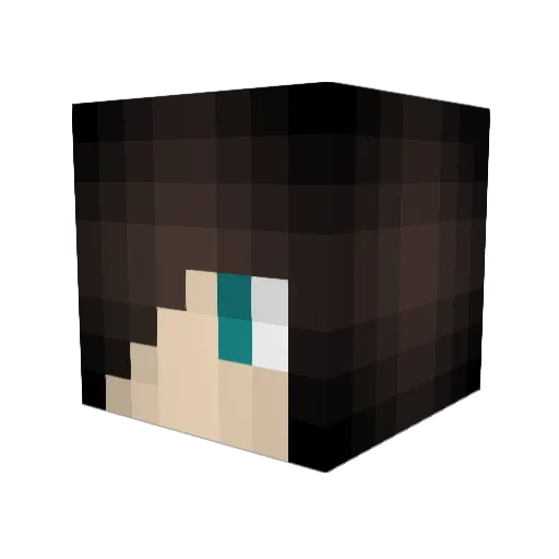 creeperlukey123 Minecraft avatar head, 3D render