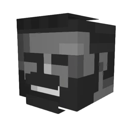 creeperman1810 Minecraft avatar head, 3D render