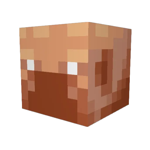 creepermax123 Minecraft avatar head, 3D render