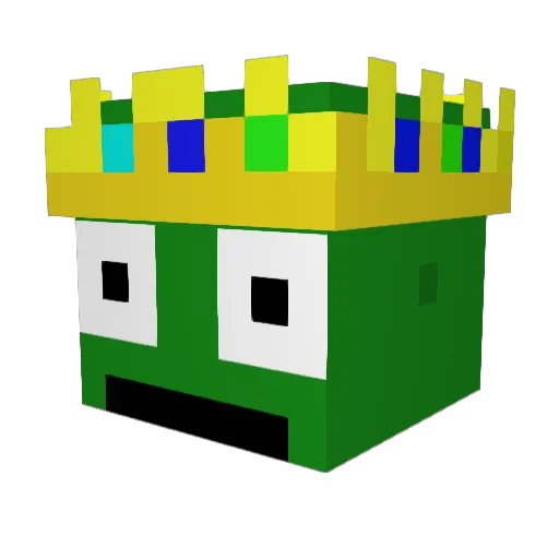 creeperparty12 Minecraft avatar head, 3D render