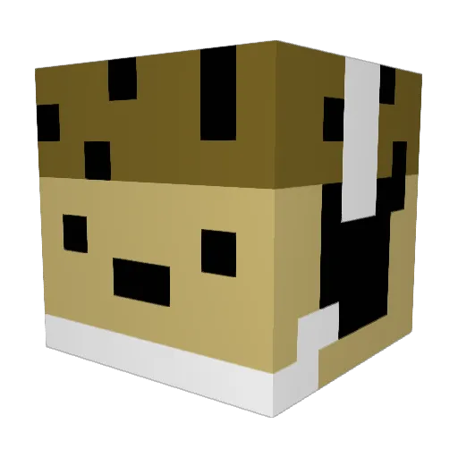 Minecraft-Avatar von creeperr89: Kopf als 3D-Render
