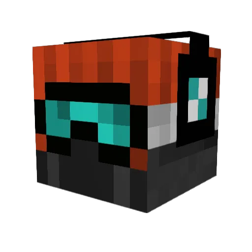 creeperslayerEB Minecraft avatar head, 3D render
