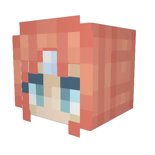 creepersteve1999 Minecraft avatar head, 3D render