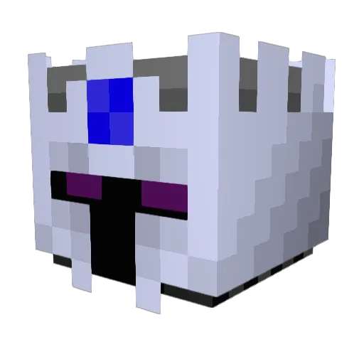 creeperwrld Minecraft avatar head, 3D render