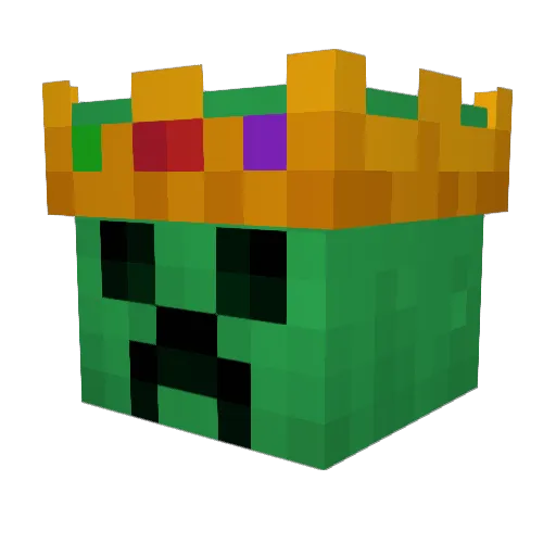 creeperz653 Minecraft avatar head, 3D render