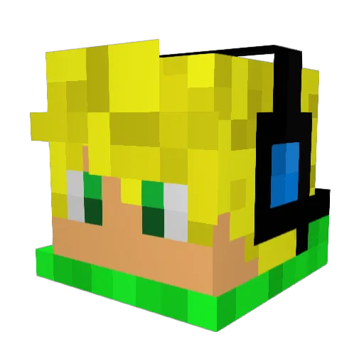 creepex2654 Minecraft avatar head, 3D render