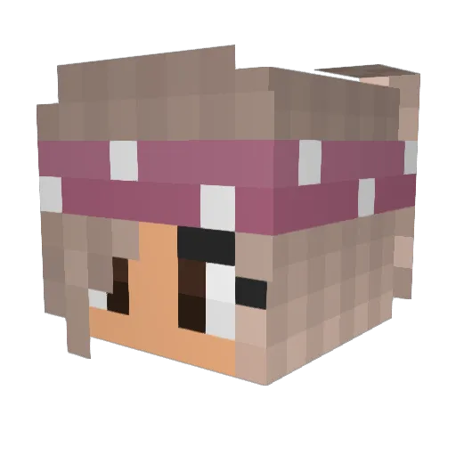 creeprkiller2010 Minecraft avatar head, 3D render